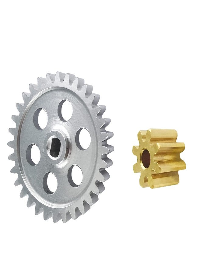 MORLORDY RC Metal 0.5M 32T Spur Gear 8T Pinion Conversion Kit for 1/24 RC Crawler Car Axial SCX24 Upgrades Parts Accessories - Image 1